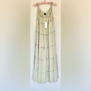 Vici green maxi dress